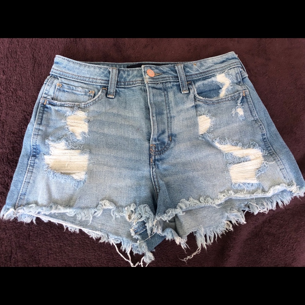 Hollister high rise shorts (2 pairs)